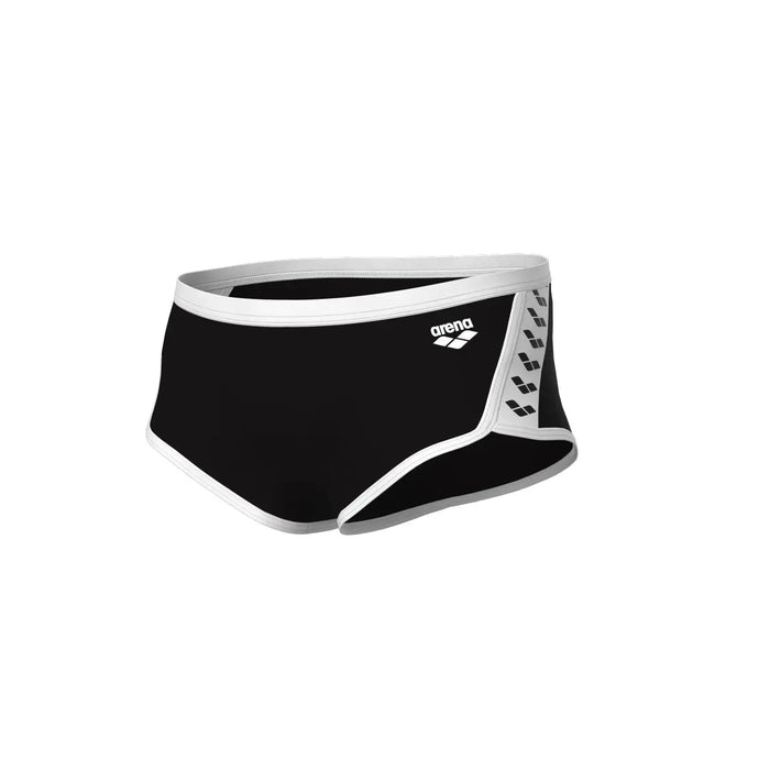 M Icons Swim Low Waist Short Solid black-white Arena