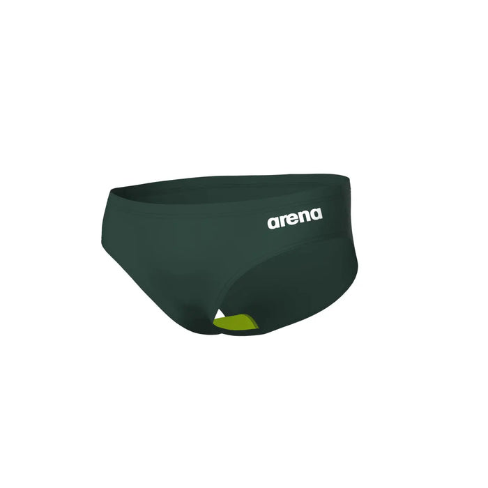 M Team Swim Brief Solid dark sage-white Arena