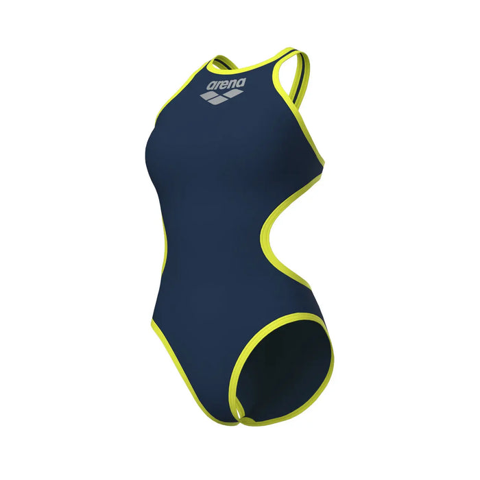 W One Biglogo One Piece navy-soft green Arena