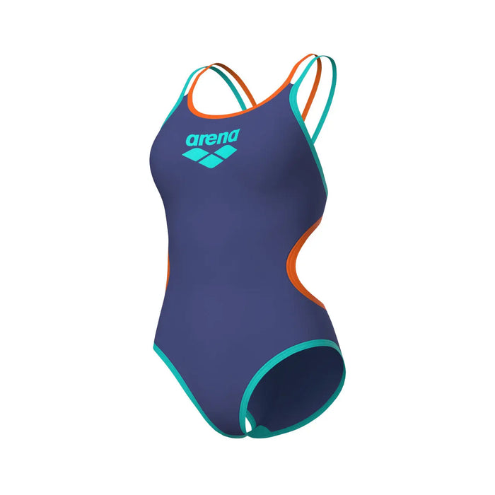 W One Double Cross Back One Piece dusk-water-orange Arena