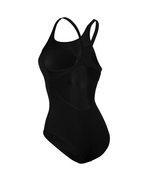 W Swimsuit Swim Pro Solid Team L black/white