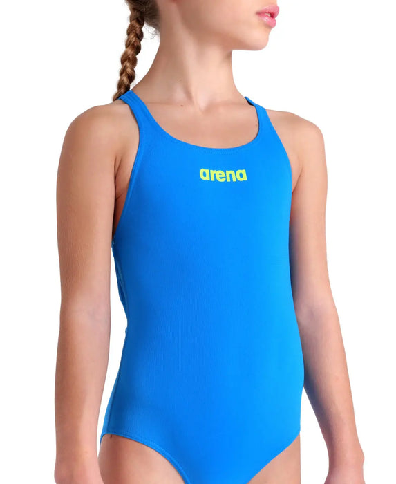 G Swimsuit Swim Pro Solid Team blue river-artic lime Arena