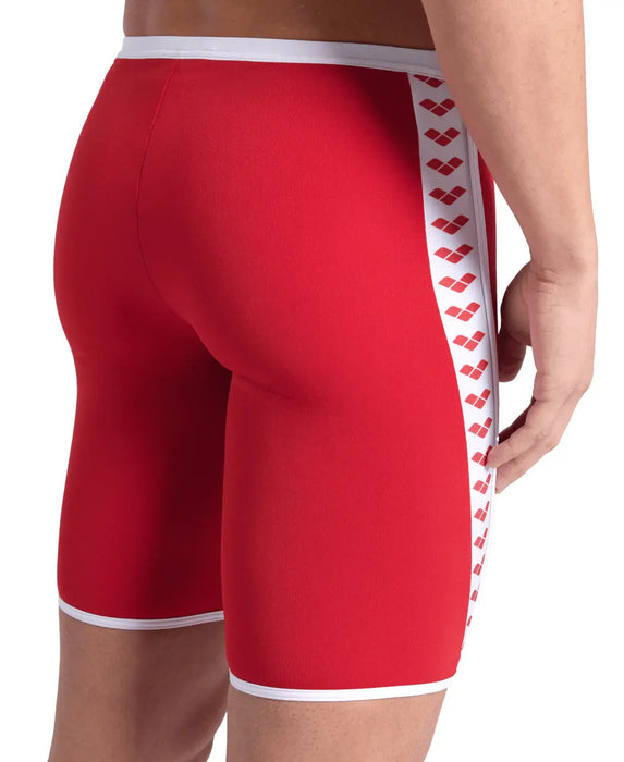 M Icons Swim Jammer Solid red-white Arena