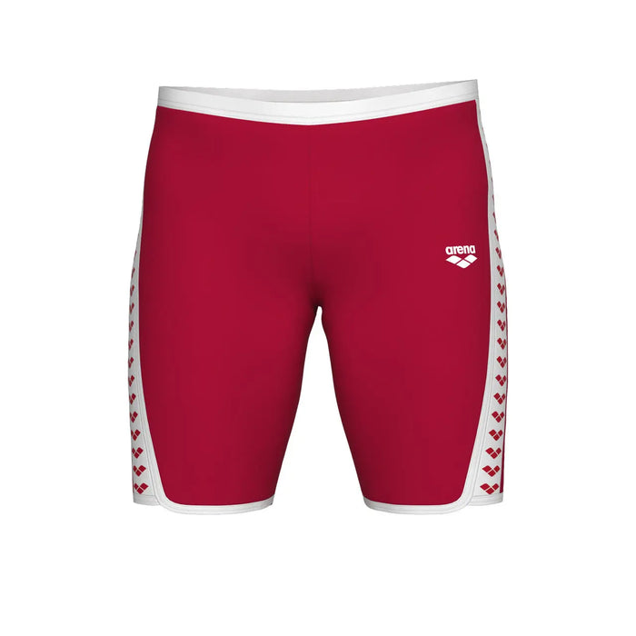 M Icons Swim Jammer Solid red-white Arena