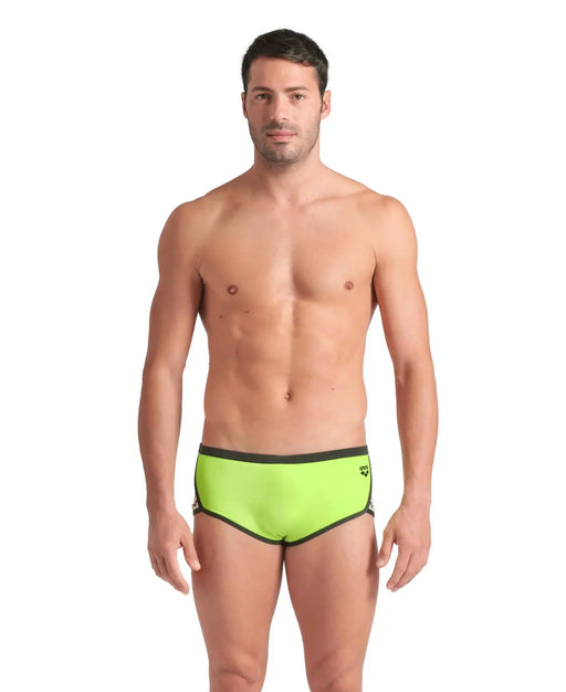 M Icons Swim Low Waist Short Solid artic lime-darksage Arena