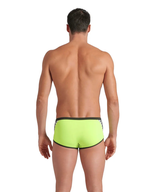 M Icons Swim Low Waist Short Solid artic lime-darksage Arena