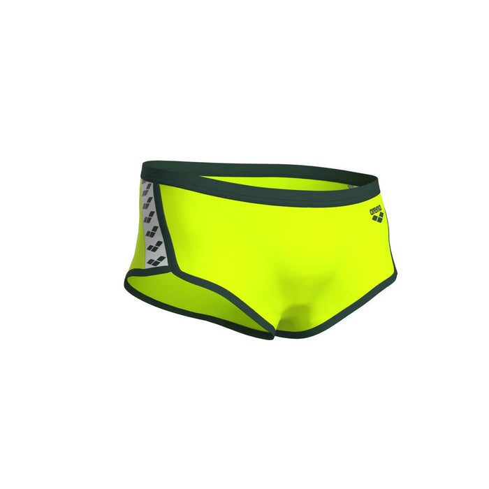 M Icons Swim Low Waist Short Solid artic lime-darksage Arena
