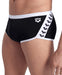 M Icons Swim Low Waist Short Solid black-white Arena