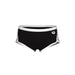 M Icons Swim Low Waist Short Solid black-white Arena