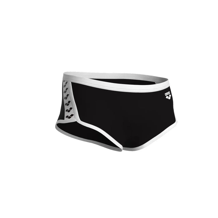 M Icons Swim Low Waist Short Solid black-white Arena