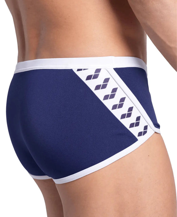 M Icons Swim Low Waist Short Solid navy-white Arena