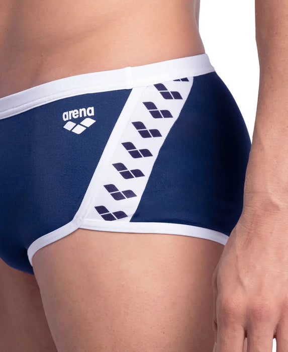 M Icons Swim Low Waist Short Solid navy-white Arena