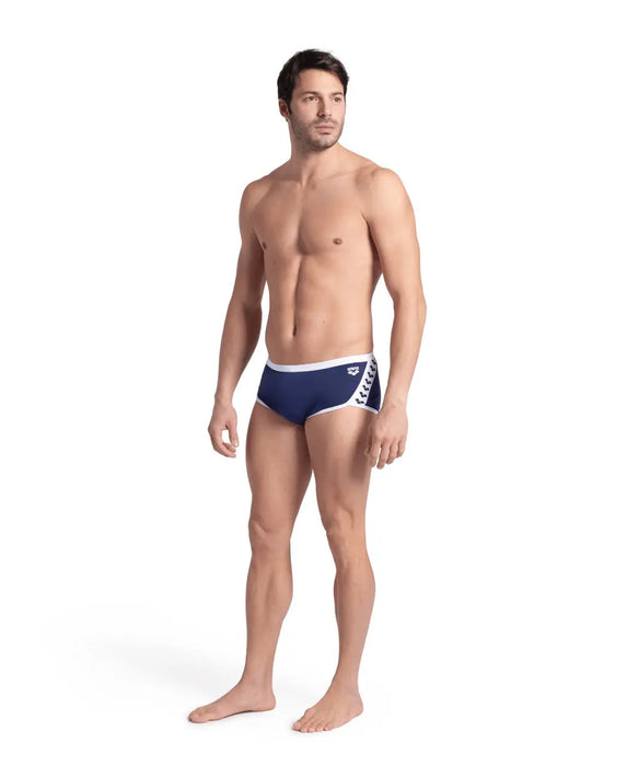 M Icons Swim Low Waist Short Solid navy-white Arena