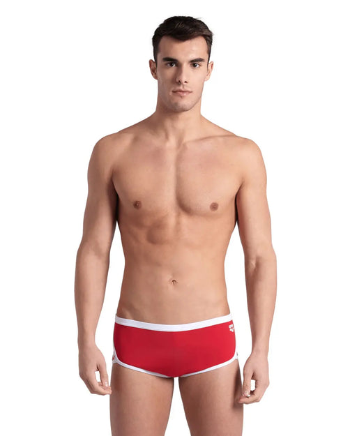 M Icons Swim Low Waist Short Solid red-white Arena