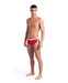 M Icons Swim Low Waist Short Solid red-white Arena