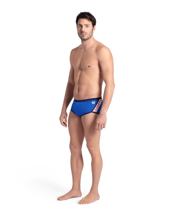 M Icons Swim Low Waist Short Solid royal-navy Arena