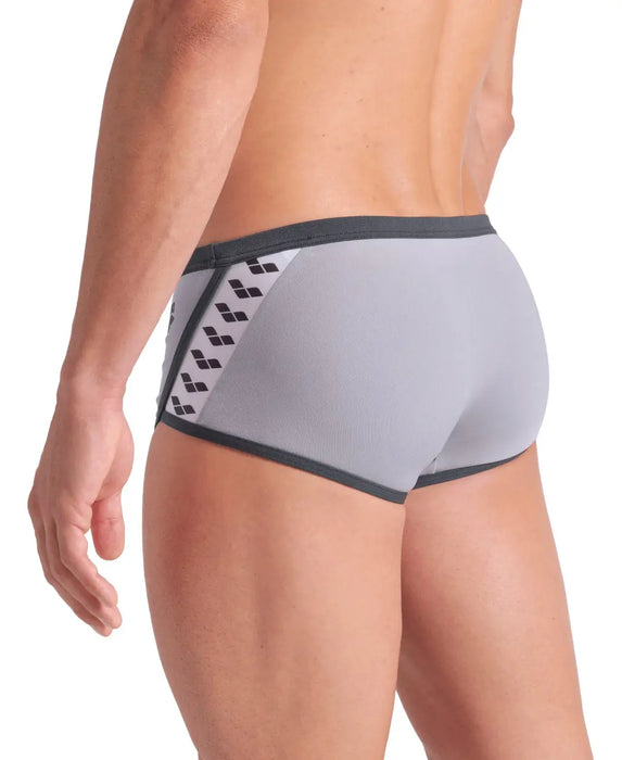 M Icons Swim Low Waist Short Solid sea foam-asphalt Arena