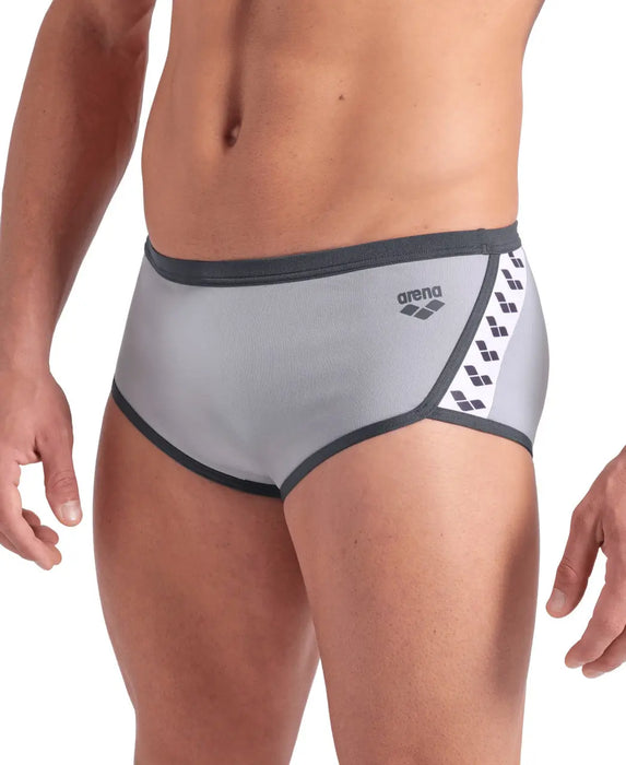 M Icons Swim Low Waist Short Solid sea foam-asphalt Arena