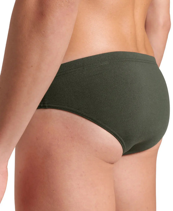 M Team Swim Brief Solid dark sage-white Arena