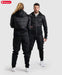 Team Hooded FZ Half-Quilted Jacket black Arena