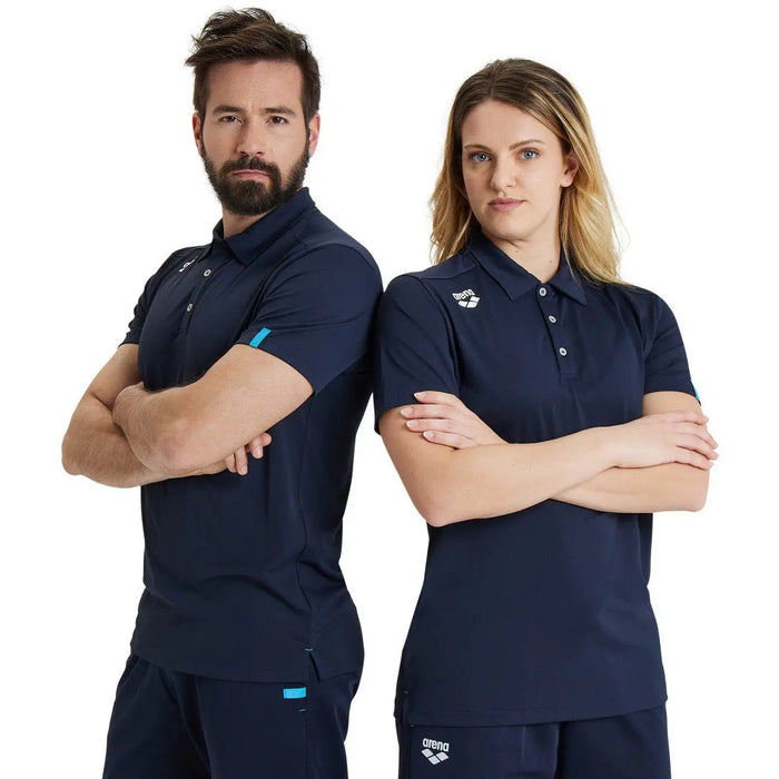 Team Poloshirt Solid navy