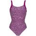 W Clara U Back One Piece C-Cup grape-violet-multi