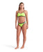 W Icons Bikini Cross Back Solid artic lime-dark sage Arena