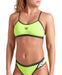 W Icons Bikini Cross Back Solid artic lime-dark sage Arena
