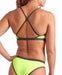 W Icons Bikini Cross Back Solid artic lime-dark sage Arena
