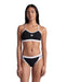 W Icons Bikini Cross Back Solid black-white Arena