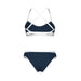 W Icons Bikini Cross Back Solid navy-white Arena