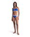 W Icons Bikini Cross Back Solid royal-white Arena