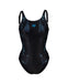 W Imprint Swimsuit U Back B black Arena