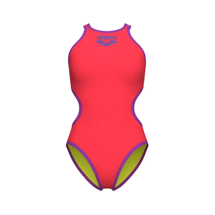 W One Biglogo One Piece bright coral-purple Arena