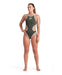 W One Biglogo One Piece dark sage-white Arena