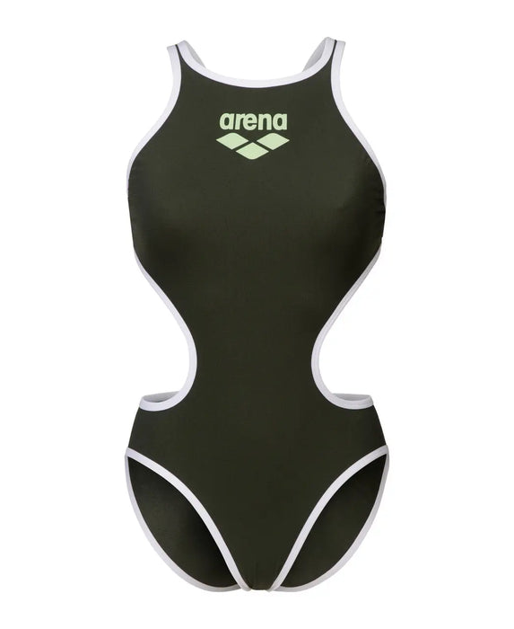 W One Biglogo One Piece dark sage-white Arena