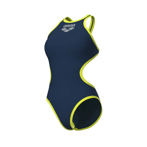 W One Biglogo One Piece navy-soft green Arena