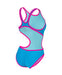 W One Biglogo One Piece turquoise-fluopink Arena
