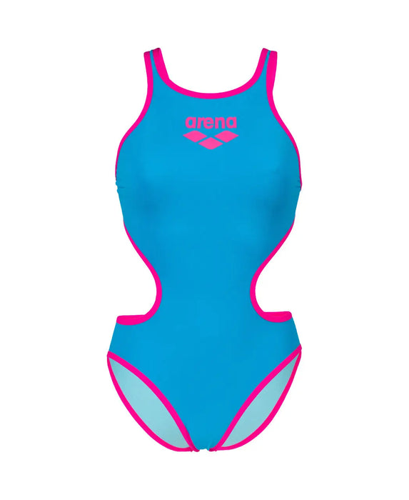 W One Biglogo One Piece turquoise-fluopink Arena