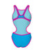 W One Biglogo One Piece turquoise-fluopink Arena