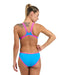 W One Biglogo One Piece turquoise-fluopink Arena