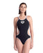 W One Double Cross Back One Piece black-white-silver Arena