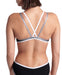 W One Double Cross Back One Piece black-white-silver Arena