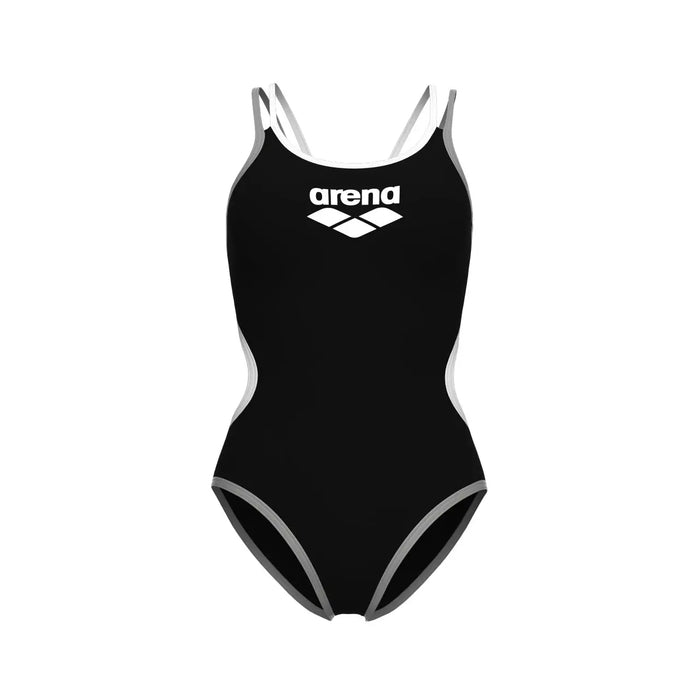W One Double Cross Back One Piece black-white-silver Arena
