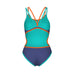 W One Double Cross Back One Piece dusk-water-orange Arena