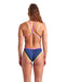 W One Double Cross Back One Piece navy-pink-soft green Arena