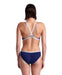 W One Double Cross Back One Piece navy-white-silver Arena