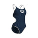 W One Double Cross Back One Piece navy-white-silver Arena