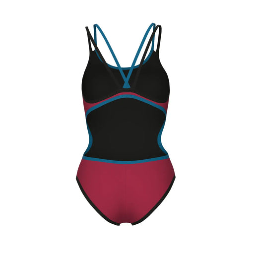 W One Double Cross Back One Piece red-black-blue cosmo Arena