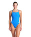 W Swimsuit Challenge Solid Team blue river-artic lime Arena